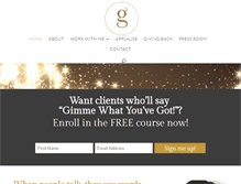 Tablet Screenshot of ginagomez.com